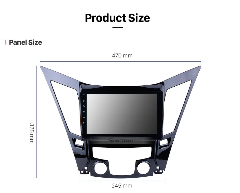 Seicane " Android 8,1 головное устройство gps автомобильное радио для 2011- HYUNDAI Sonata i40 i45 Поддержка TPMS ТВ тюнер резервная камера DVR SWC