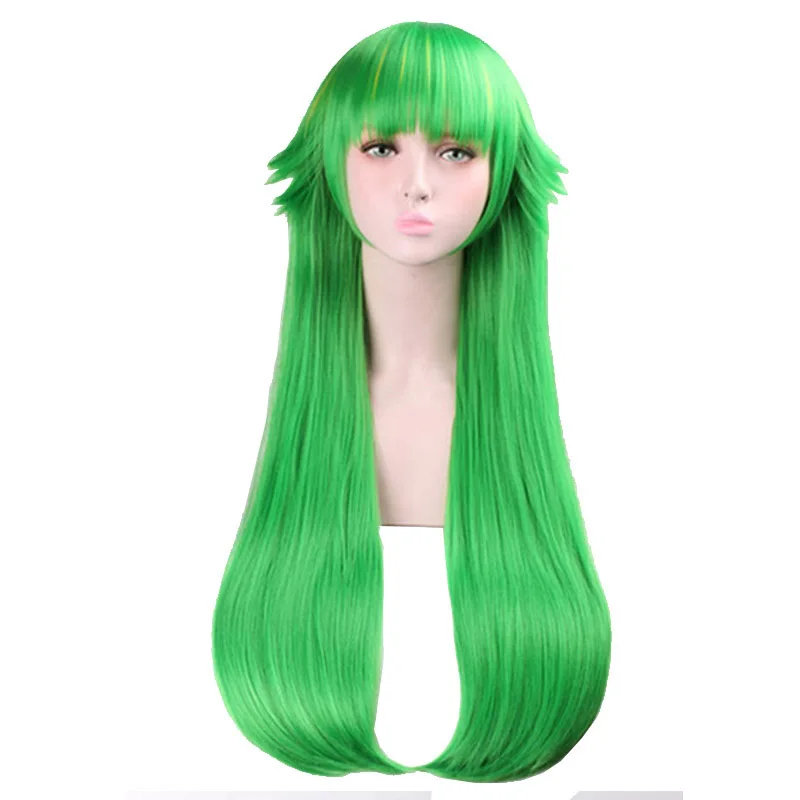 Coshome LOL Lulu Cosplay Suits Costumes Green Wigs Dress The Fae Sorceress Tops Skirts For Girls And Women (3)