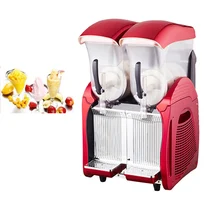 Высокое качество рекла Машина Для Оттаивания снега двойной резервуар смузи машина большой емкости 24L смузи машина для приготовления граниты