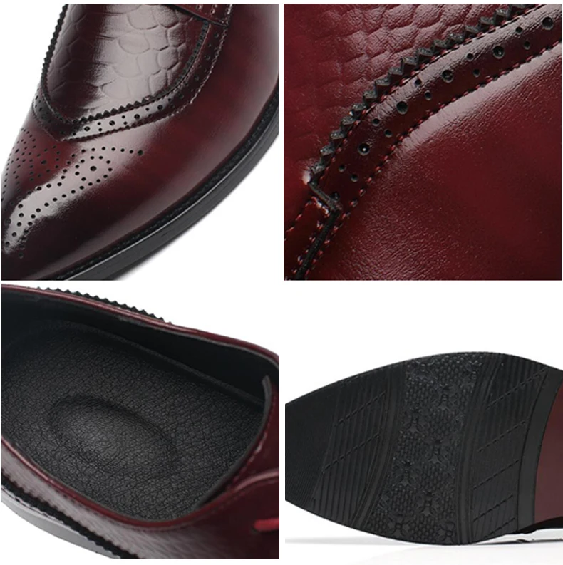 Men's Casual Shoes Moccasins Mens Lace-Up Oxfords Moccasins Men Loafers Leather Casual Pointed Oxford Shoes for Men Black Socks (13)