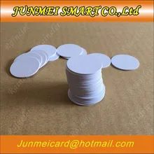 500 шт./лот ПВХ 30 мм 125 кГц EM4100 склеенные rfid бирки rfid монетница круглая бирка