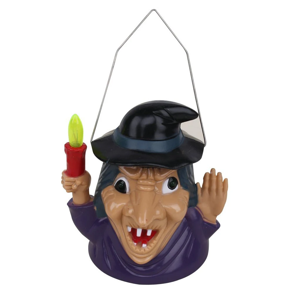 

Battery Operated Witch Hanging Light Lamp with Eye Flashing Terror Sound for Festival Halloween Party Show Cosplay Bar Indoor