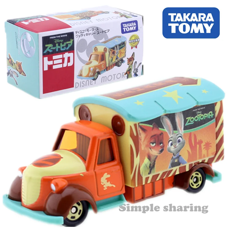 

Takara Tomy TOMICA Disney Motor Good Day Carry dieCast miniature Car Toy Model kit funny baby Toys for Children Collectibles