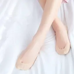 2019 1 пара модных сексуальных шелковых носков с кристаллами новые изделия противоскользящие, из дышащей ткани пот силиконовые женские