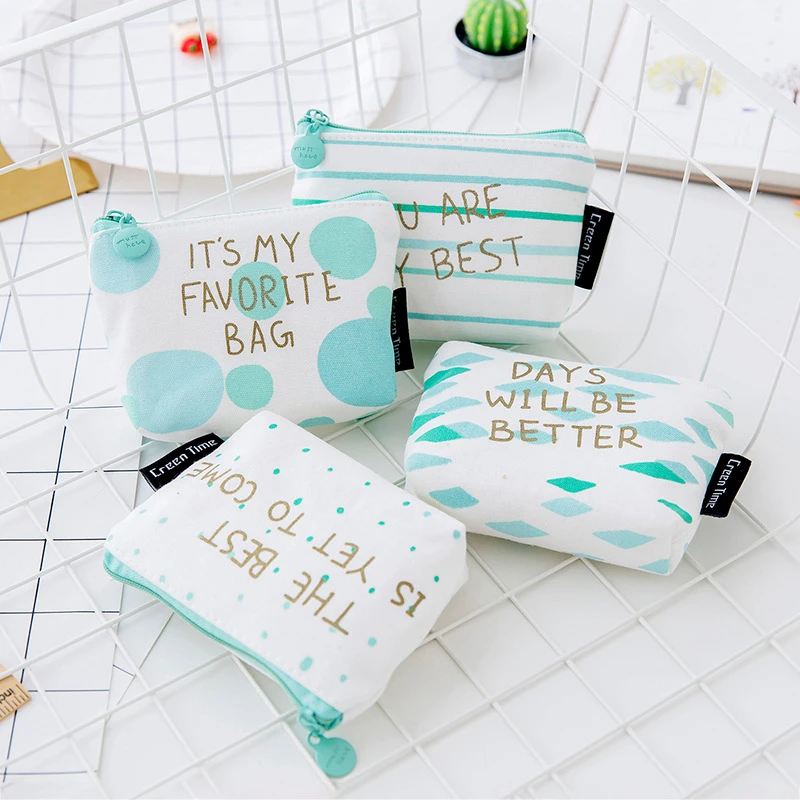

Cute Fashion Letter Coin Purses Holder Girl Kids Mini Green Change Children Women Wallets Money Bag CartoonBag Zipper Pouch Gift