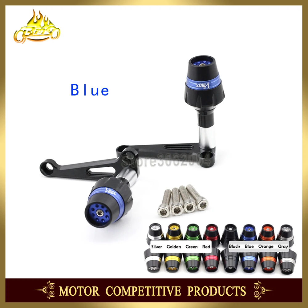 

Frame Slider Crash Protector Bobbins Falling Protection Mortorcycle For YAMAHA V-MAX 1700 Vmax 1700 2009-2014 2013 2012 2011 CNC