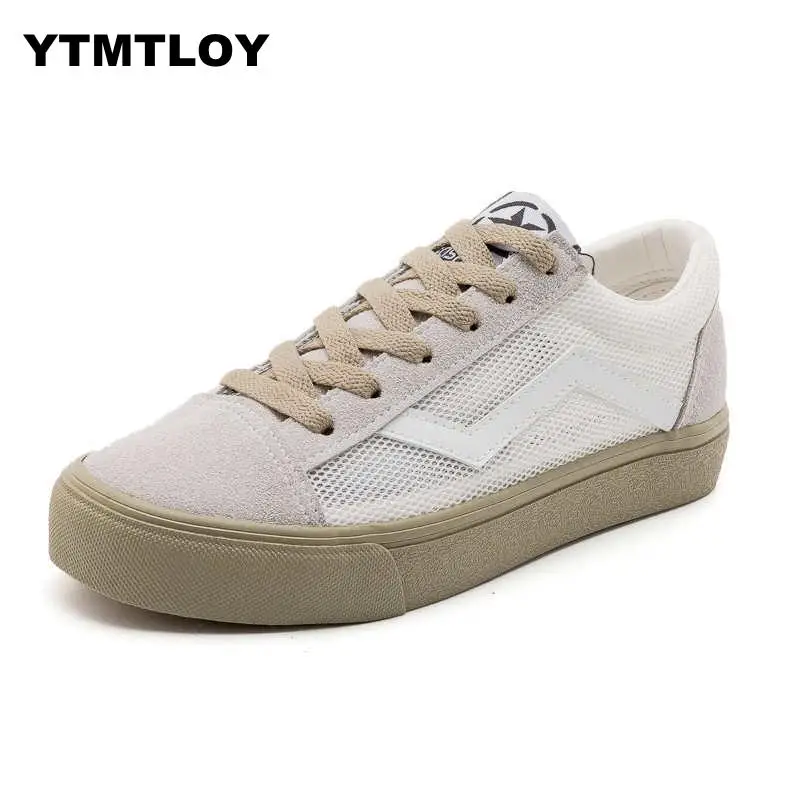 

2019 Women's Flat Shoes Fashion Lace Up Women Sneaker Woman Casual Comfortable Flats Tenis White Sexemara Mesh (air Mesh)