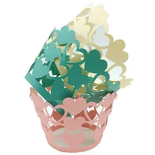 100 шт Свадебные сувениры и подарки бумажная формочка лайнер круглый DIY для выпечки фонданта формы для маффинов Patisserie торт плесень 6Z-SH159