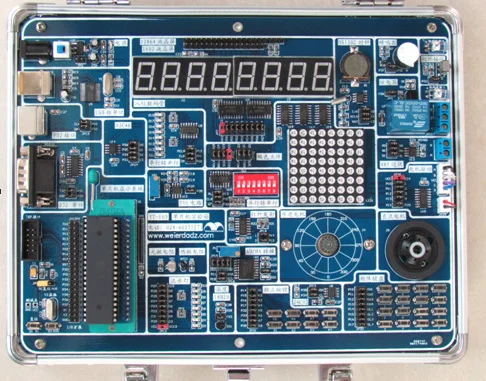 free shipping    YT-16D development board of the AVR AVR experimental box ATmega16 development board