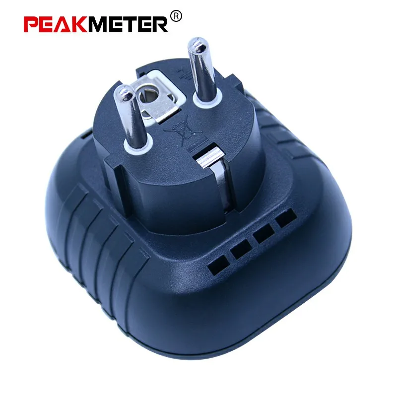 100% Оригинальный PEAKMETER серия PM6860 тестер розетки 110 В/220 В с GFCI RCD тестирование