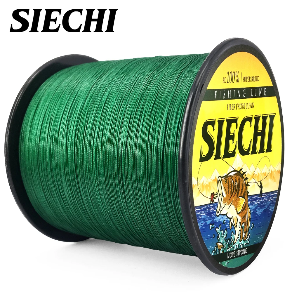 Рыболовная плетеная леска SIECHI 8 нитей 4 нити 1000 м 500 300 м|Рыболовные лески| |