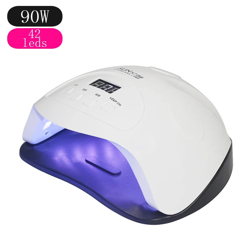 

Nail Dryer 42 pieces LEDs 90W UV LED lamp nail lamp for UV treatment Gel nail polish 10s/30s/60s/90s sensor LCD display