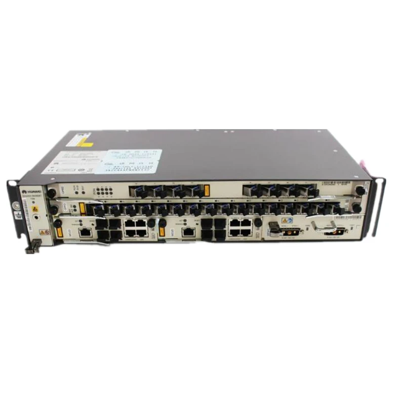 Huawei 19 дюймов GPON OLT MA5608T DC 1* MPWC мощность Оптический Терминал 1* плата управления MCUD с 8 портами GPBD C+ сервисная карта