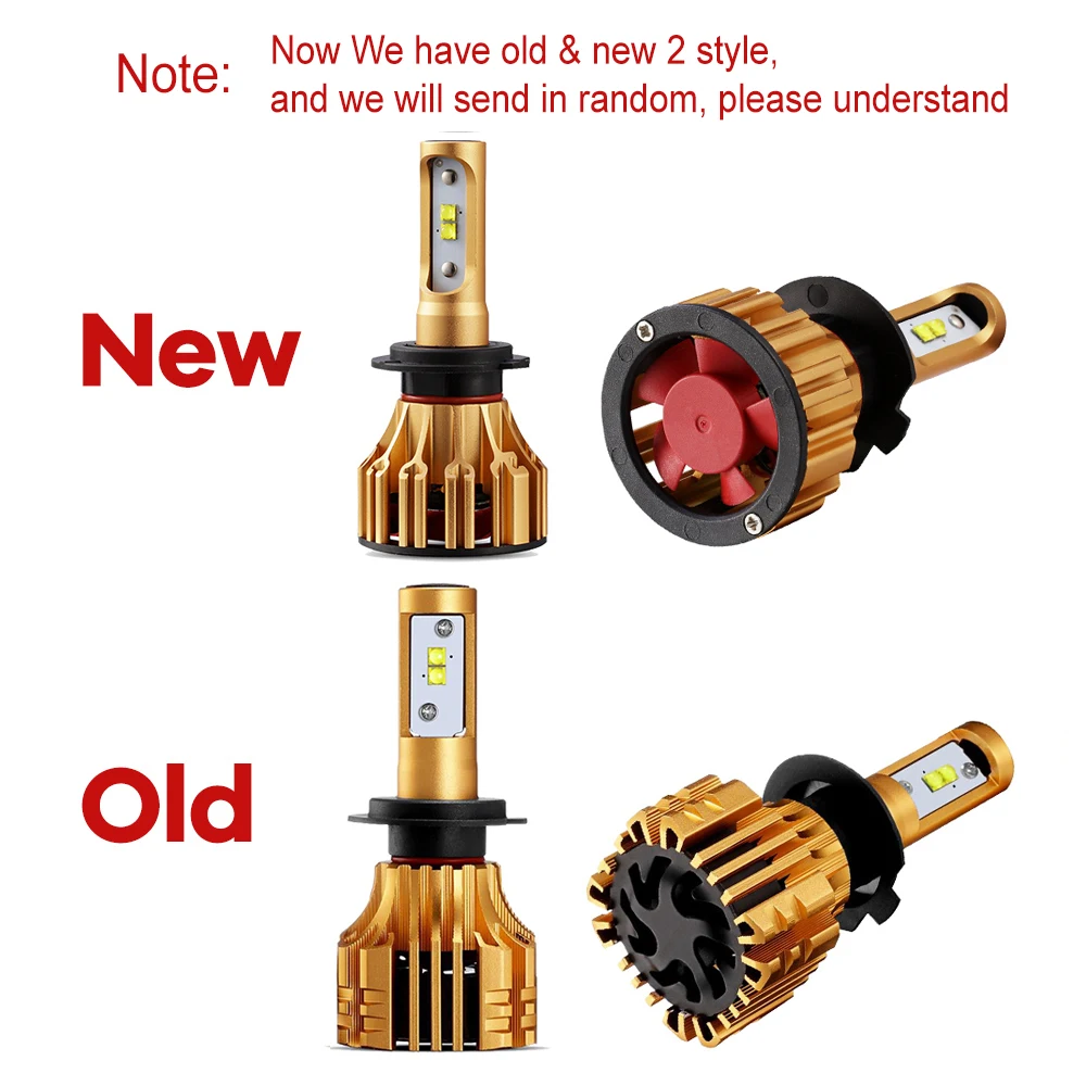 Partol H4 автомобиля светодиодные лампы фар Hi Lo луч 70 W 7000LM H7 H11 SMD чипов автомобильных