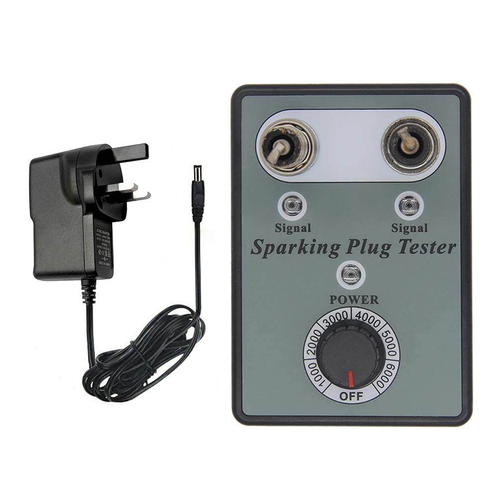 

EU/US plug Car Spark Plug Tester with Adjustable Double Hole Detector Ignition Plug Analyzer Automotive Diagnostic Tool