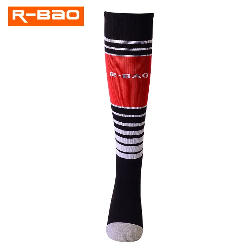 1 Pair cotton children's knee-highs football socks kids sports Long soccer socks for boys girls ankle fixed hockey stockings