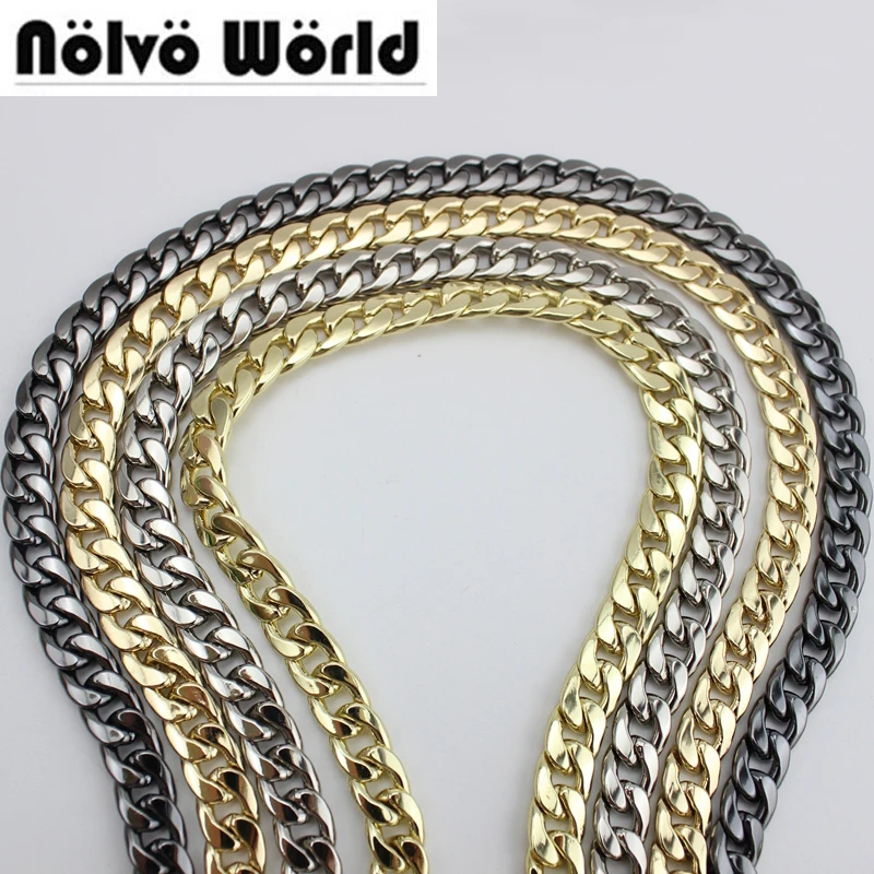 10 meters 9mm wide TOP Quality Plating Cover Wholesale DIY Chains Bags Purses Strap from DIY Accessory Factory Directly