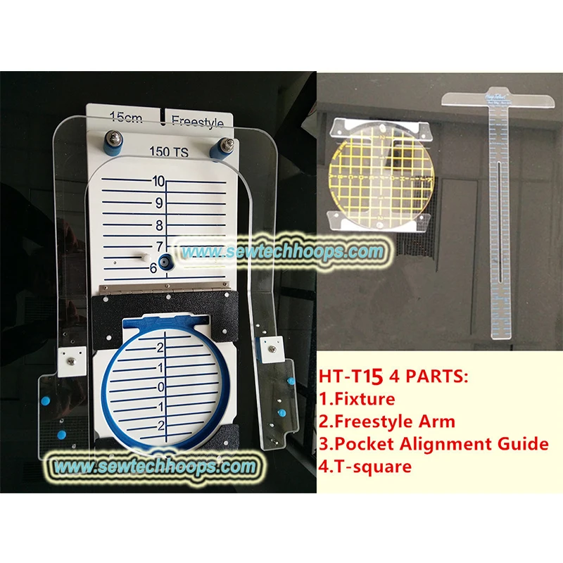

Hoop Talent R15cm fixture Kit for Tajima Happy Industrial Machines, Easy Operate Hoop Talent, Hoopmaster Hooptalent for Tajima