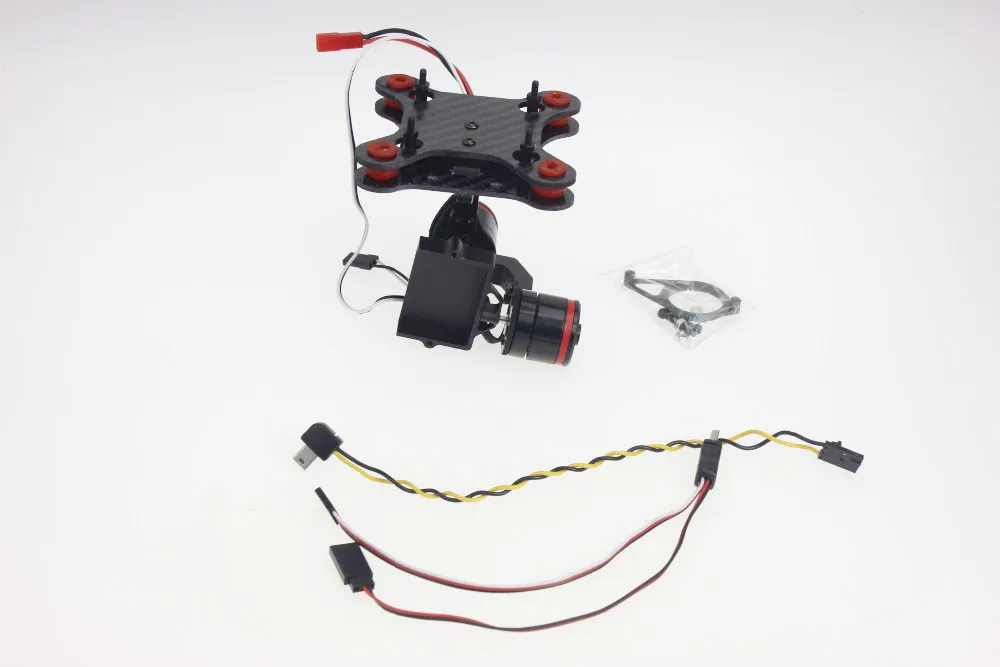 

F06684-A Upgrade Brushless Gimbal Camera Mount+for Gopro3 USB TO AV cable+5.8G Real Time FPV AV Transmitter Connecting Cable