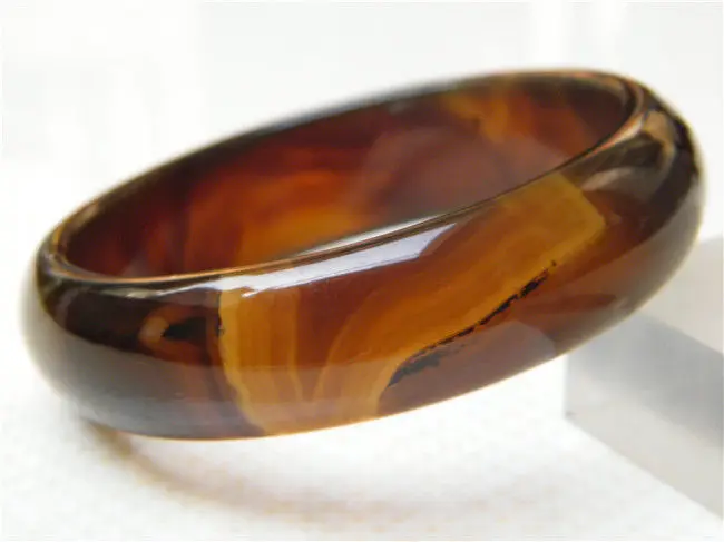 

100% NATURAL CERTIFICATION GRADE BEAUTIFUL BROWN stone BRACELET 62MM