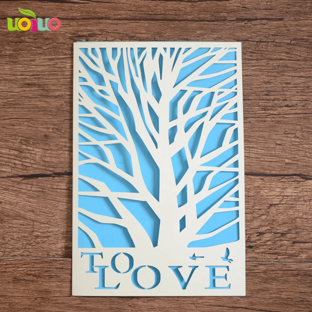 Premiere Communion Carte D Invitation Ivoire Arbre De Mariage Carte D Invitation Avec Des Lettres D Amour En Forme D Arbre Thanksgiving Invitasition Carte Aliexpress