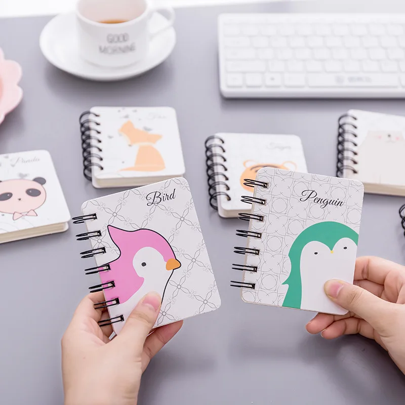 

Cute Mini Coil Daily Memo Notepad Kawaii Cartoon Animal Notebook Planner Simple Pocket Book Gift School Stationery Supplies
