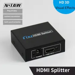 1 в 2 из HDMI Splitter усилитель HDCP 1080 P двойной Дисплей для HDTV DVD PS3 Xbox