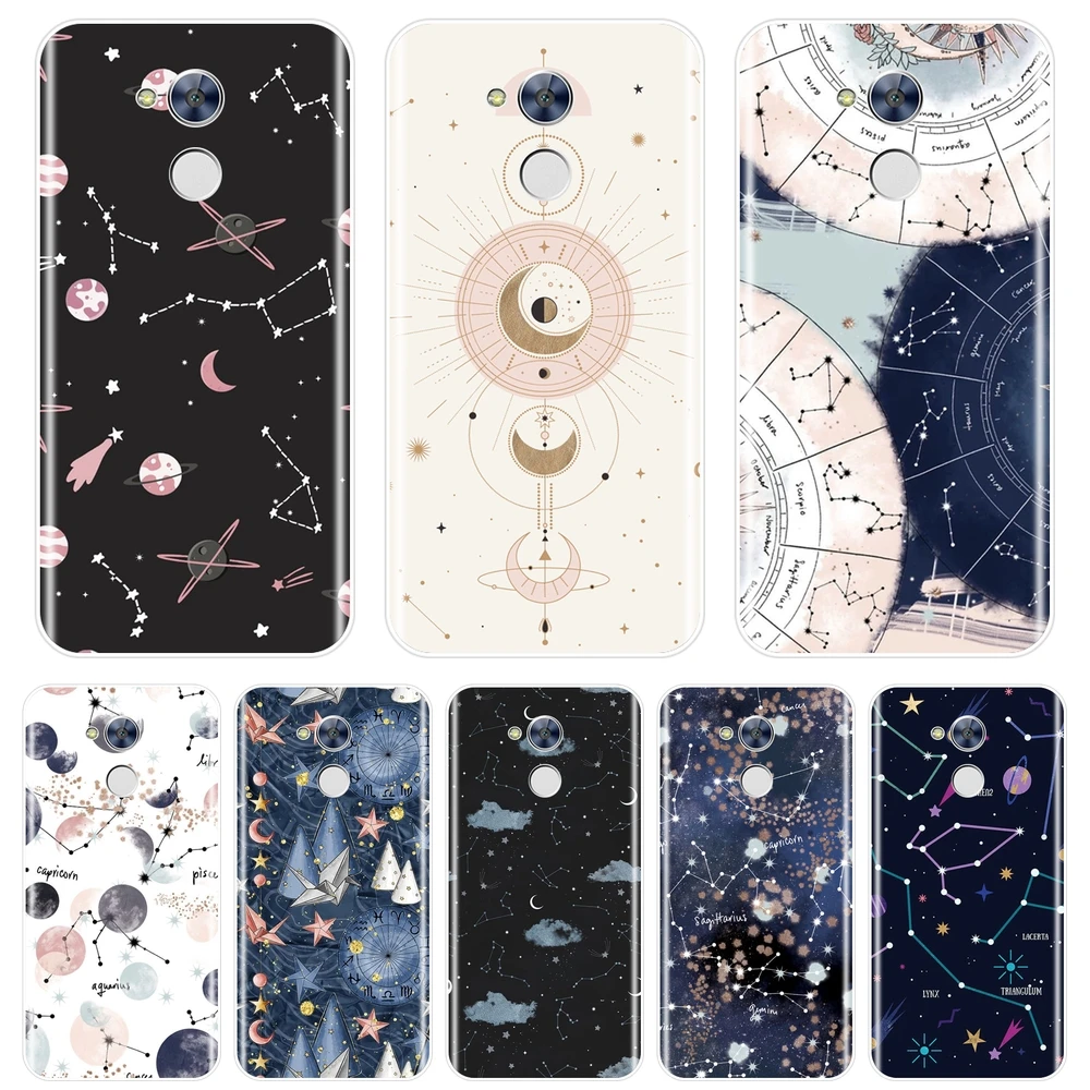 

Art Star Space Abstract Back Cover For Huawei Honor 6 5A 4X 5X 6X Soft Silicone Phone Case For Huawei Honor 4C 5C 6A 6C Pro Case