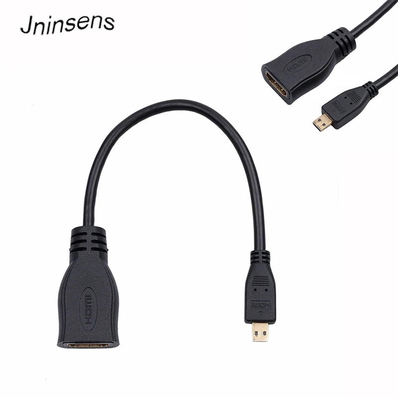 Общий Micro HDMI к кабель Позолоченный разъем 1080P адаптер hdmi конвертер Папа мама