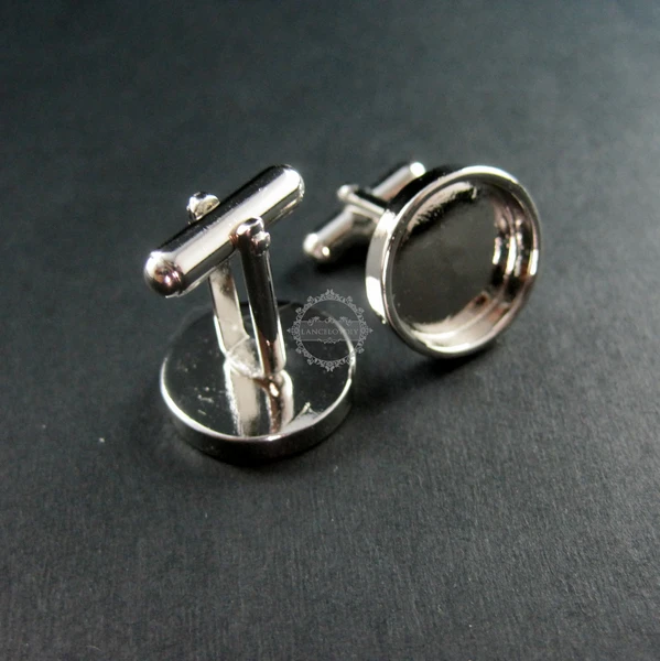 Запонки для часов в стиле стимпанк серебристые черные 16 5 мм|cuff links|french cufflinkscufflinks