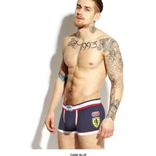 Новинка Для мужчин хлопка стрейч контраст ствол высокое качество Для мужчин боксер короткие Нижнее Бельё для девочек белье интимные Для мужчин S undergar Для мужчин t