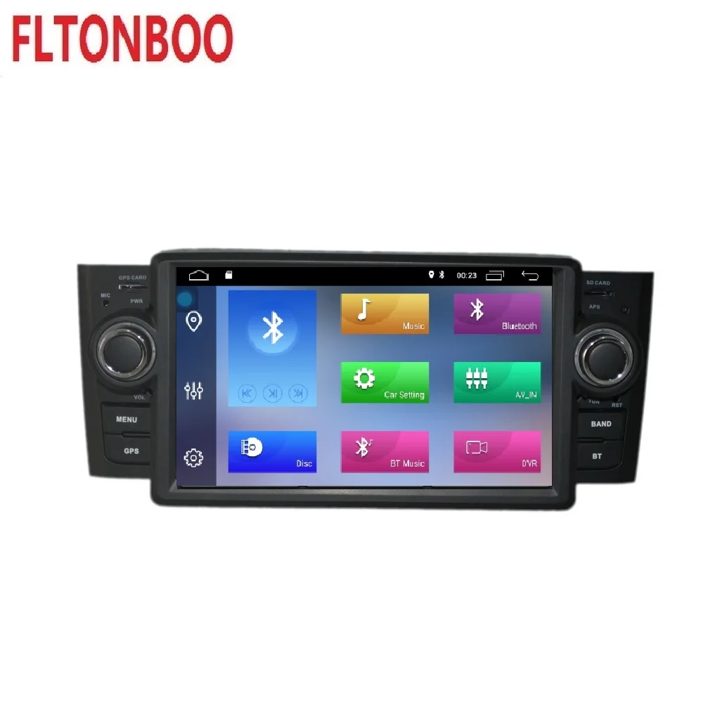 Discount 7 inch 2 din android 9 car DVD gps navigation for fiat LINEA,radio,wifi,quad core,English,russian,french 3