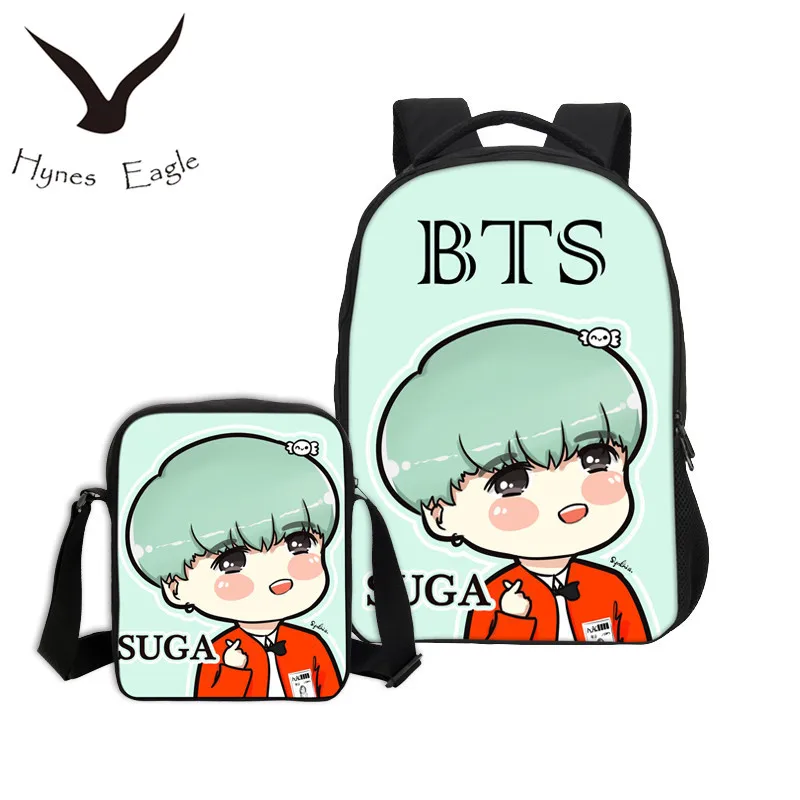 

Hynes Eagle Boy Combination Book Packages 3D PU Prints Chirldren School Backpacks Boy Pattern Book Bags Student Study Backpacks
