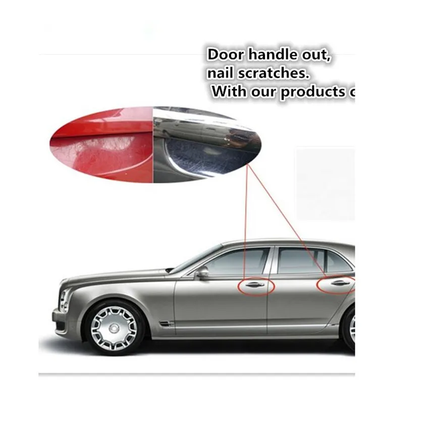 

5pcs/lot Invisible Car door Handle Stickers Car Sticker Protection for Dacia duster logan sandero stepway lodgy mcv 2 dokker