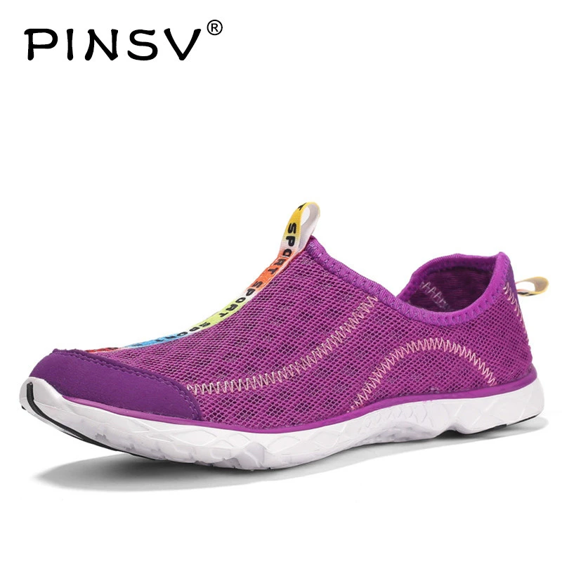 

2018 Sneakers Women Summer Shoes Mesh Slip On Shoes For Women Sneakers Loafers Women Footwear Water Shoes Size 36-47