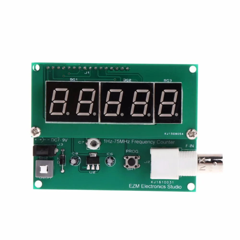

1Hz-75MHz Frequency Counter 7V-9V 50mA Cymometer Module Tester Meter Frequency Meters Tools