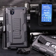 For Sony Xperia T2 Ultra Dual Case Impact Holster Hard Case For Sony Xperia T2 Ultra