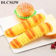 Artificial bread fake food squishy cake Simulation Model Soft PU Bread 1 pcs Fake Cake Bakery Photography props Decor Soft Bread