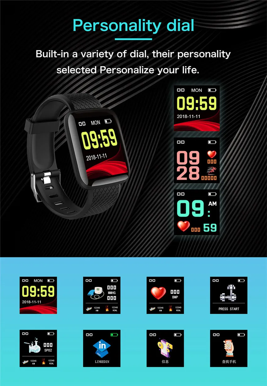 smart watch bracelet xiao mi band 3 honor 4 (30)