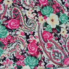 Мода для цифровой печати красочный цветок ткани Джерси, мягкий и нежный на ощупь, xery B2007