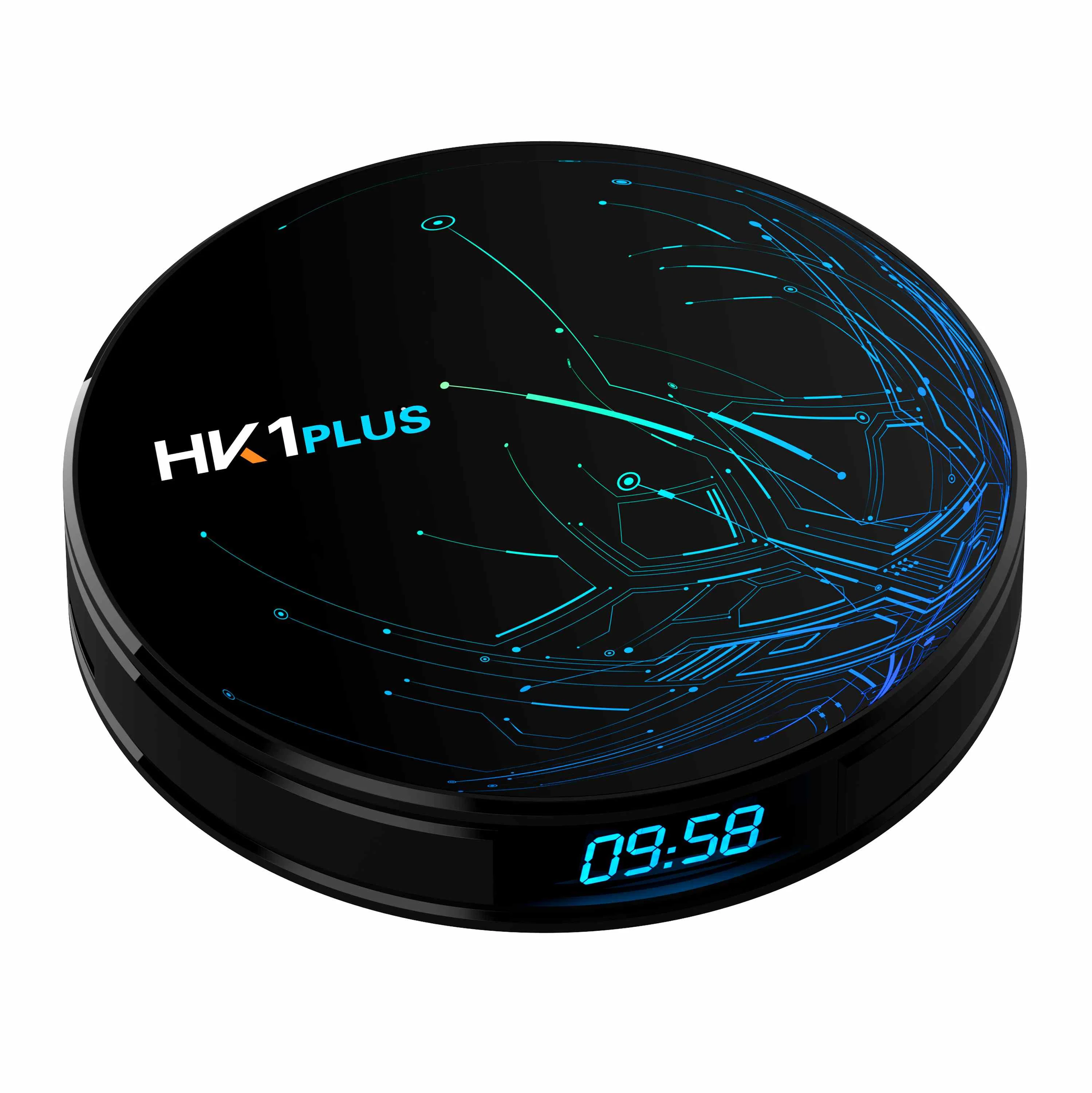 HK1 Plus Android 8.1 TV Box Amlogic S905X2 2GB 4GB DDR3 32/64GB 5G WIFI bluetooth 4.0 4K Smart TV Box with Time Display
