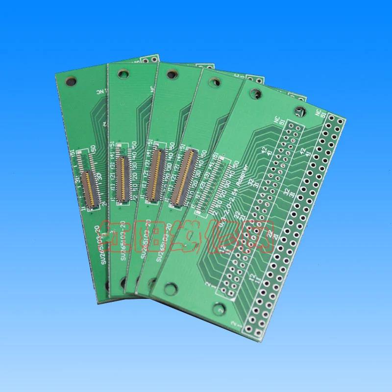 

5pcs Conversion Card 31 39 45P 51PIN 0.3MM spacing for FPC LVDS MIPI LCD touch screen flat cable pinboard adapter plate PCB