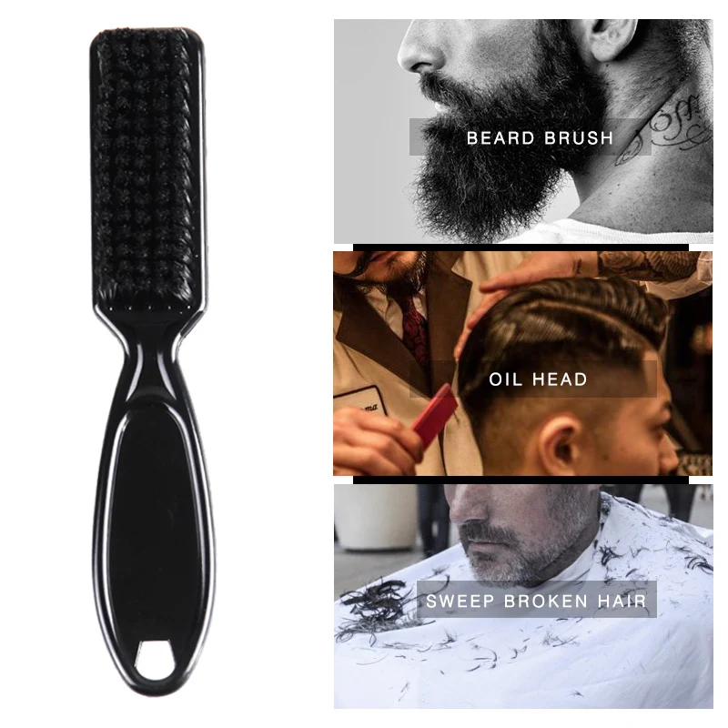 

2Pcs Fade Brush Comb Scissors Cleaning Brush Multifunction Barber Shop Skin Care @ME88