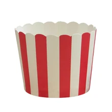 50 шт./пакет Красный Белый Полосатый Красный Зеленый Розовый Фиолетовый из бумаги для кексов стаканчики для кексов, булочек формы для выпечки для дня рождения свадьбы вечеринки