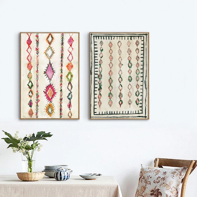 

Home Decoration Canvas Hd Prints Modern Pictures Wall Artwork Moroccan Rug Painting Modular Nordic Style Poster For Living Room