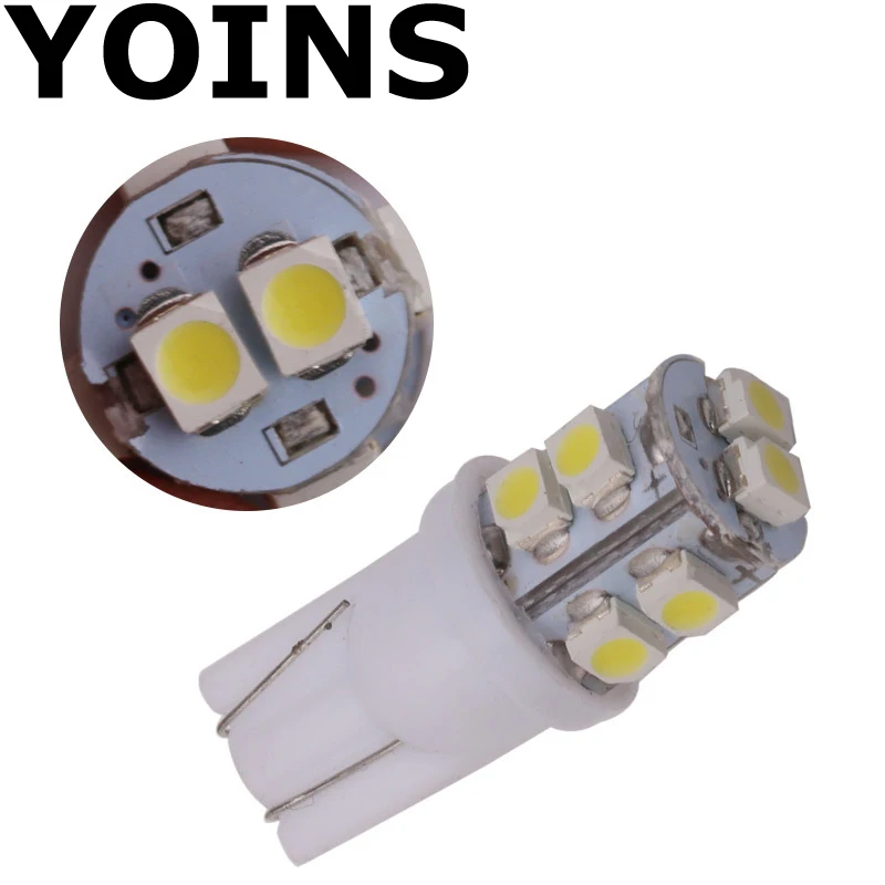 10 шт. высокое качество T10 W5W 10LED 1210 автомобильные клиновидные светодиодные фонари