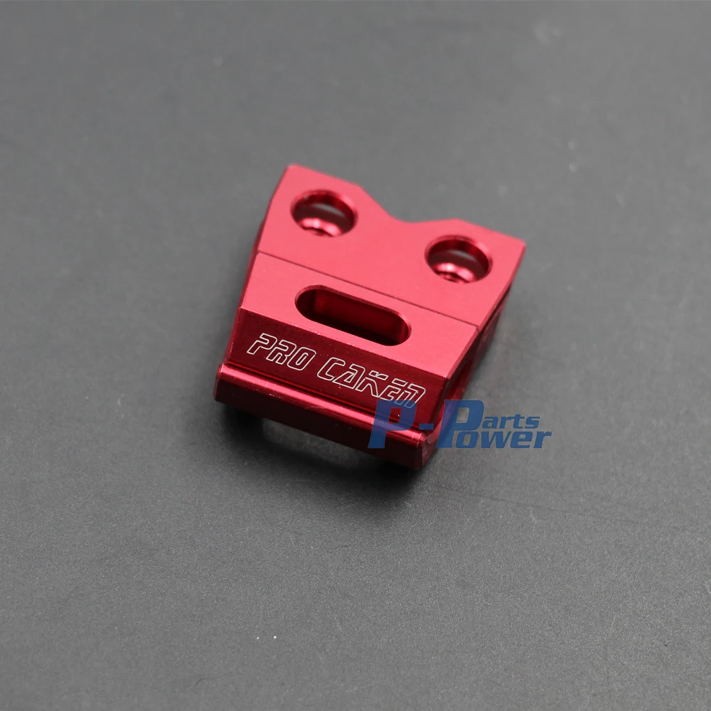 CNC Aluminum Front Brake Hose Clamp Holder with Bolts and nuts For Honda CR125R/250R CRF250R CRF250X CRF RED New