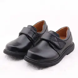2017 новых детских shoes PU кожа мальчик shoes черный плоским танцы детский досуг shoes school students shoes