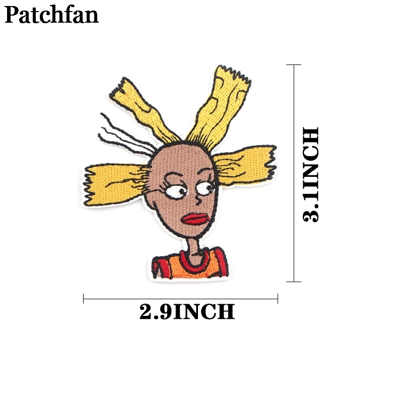 Patchfan 90s для девочек Cynthia Веселая аппликация патчи железные на рубашка одежда