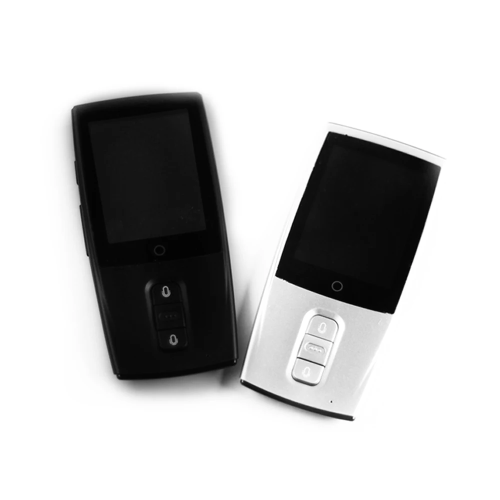 LEORY 45 Multi-language Smart Voice Translator Touch-Screen WIFI 4G Voice bluetooth speaker 2.4 inch Portable Travel Partner